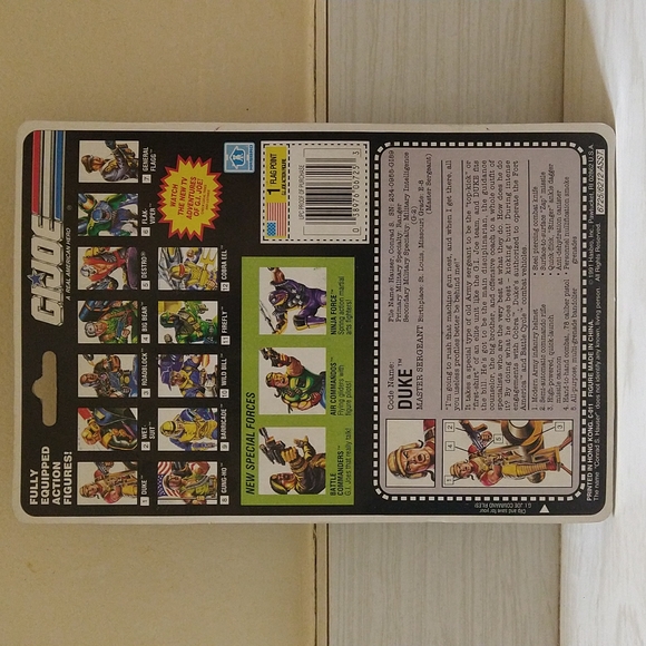 Vintage 1991 Hasbro Gi Joe DUKE #1 Version 2 V2 Figure Sealed MINT CONDITION - Picture 4 of 6